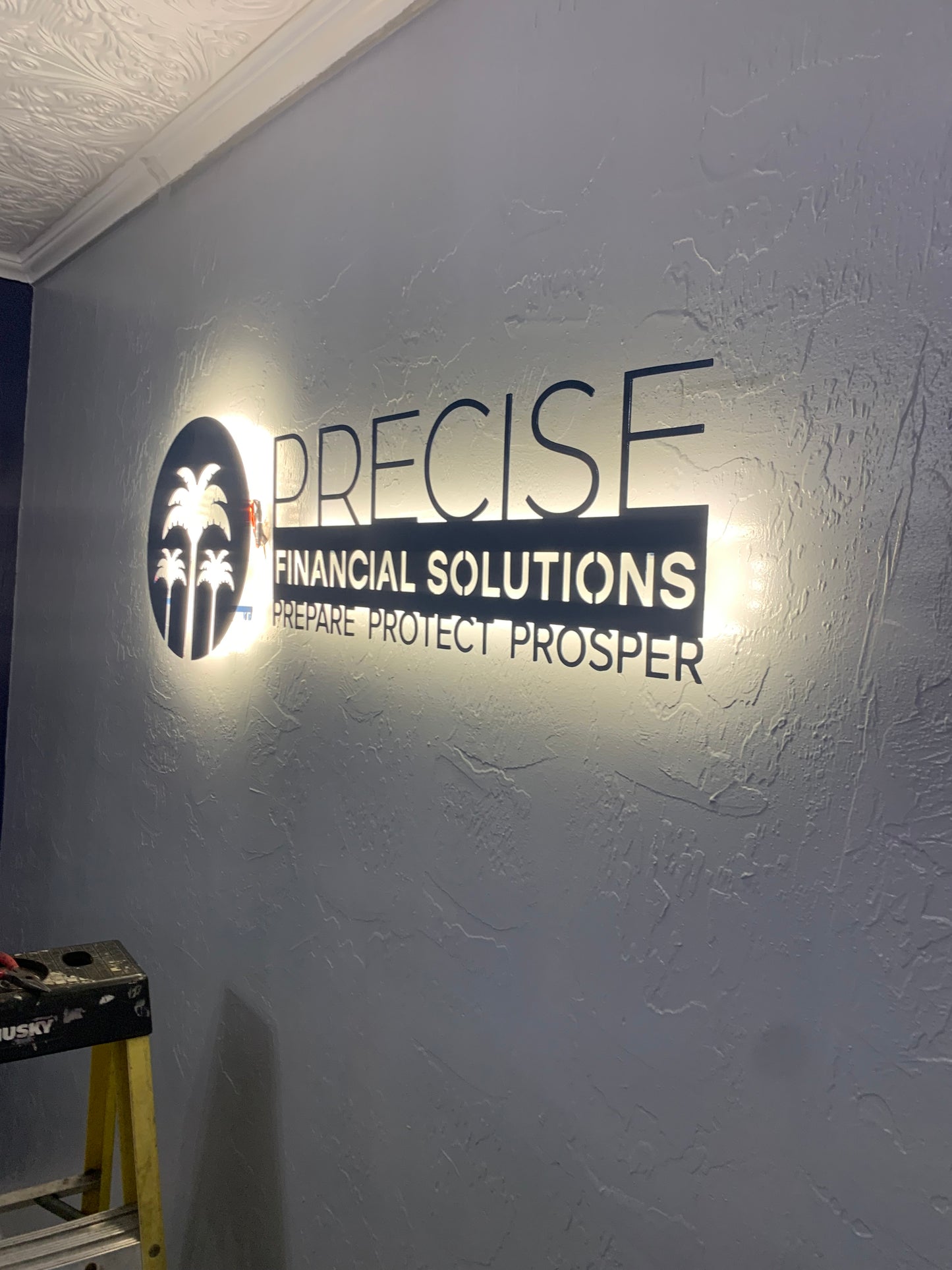 Large Address Sign with LEDS