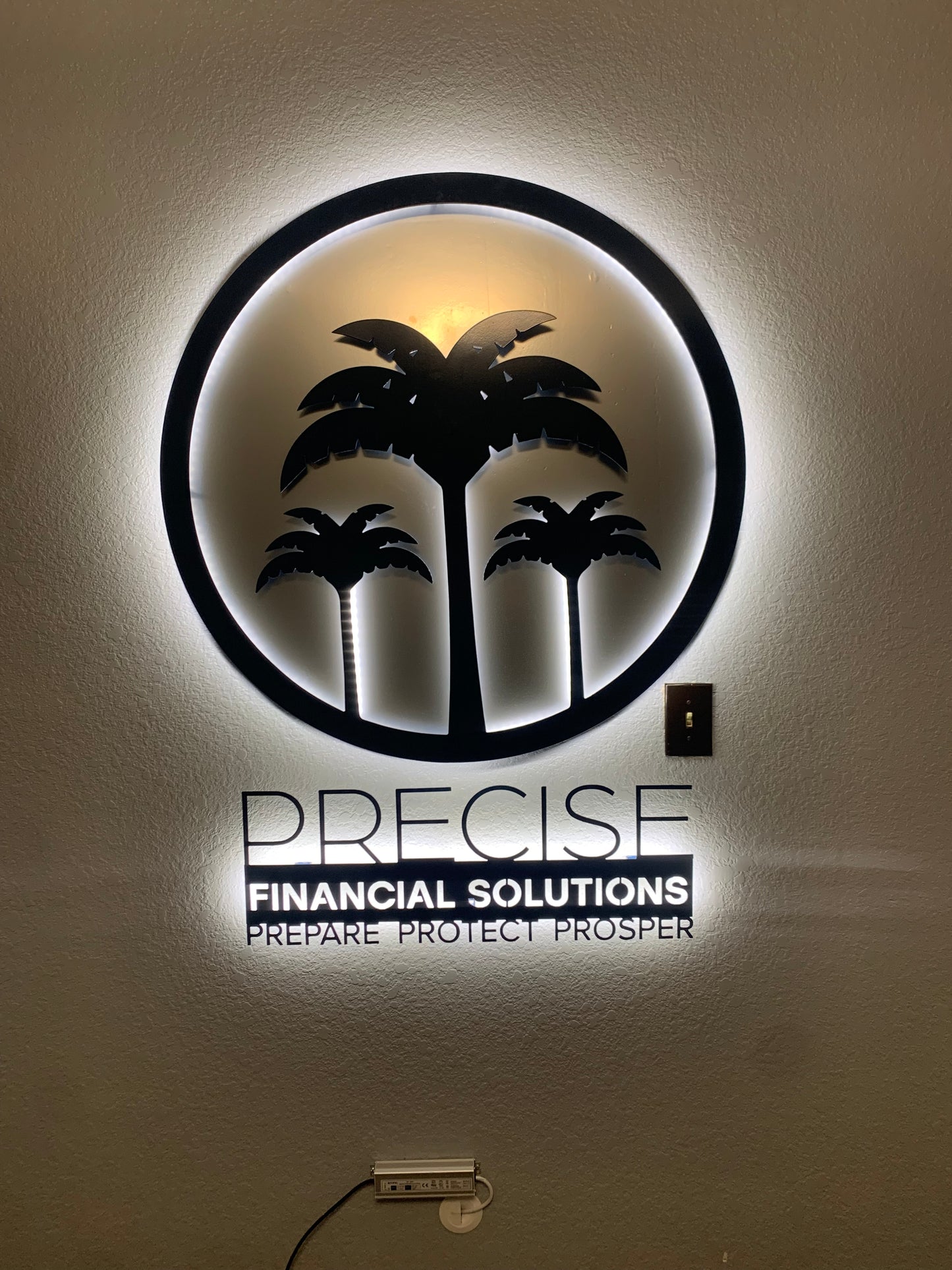 Large Address Sign with LEDS
