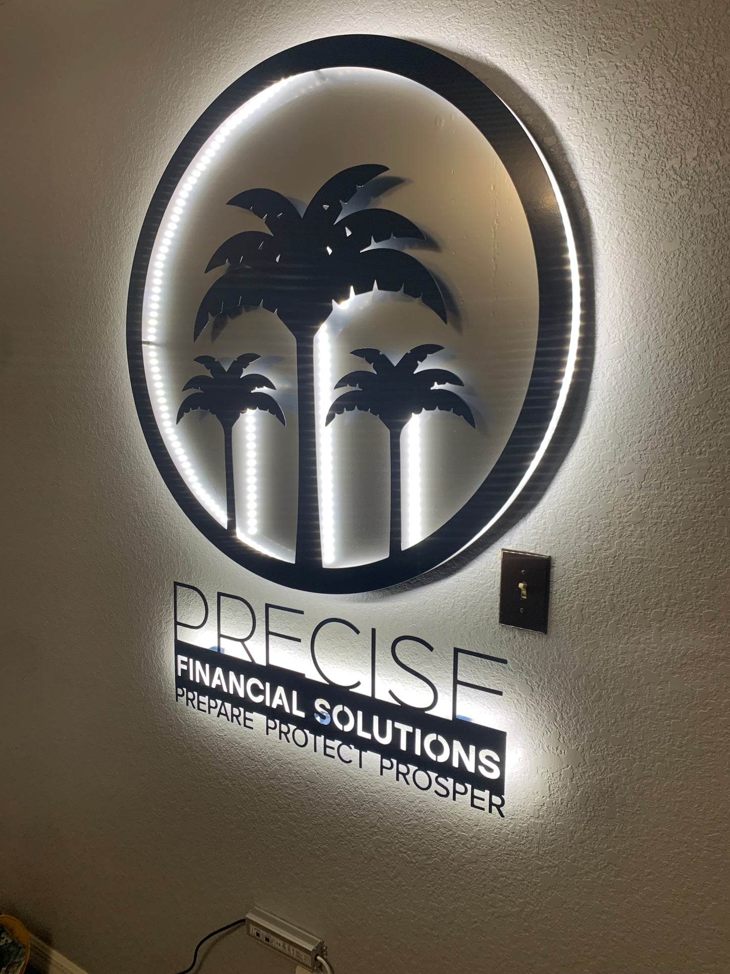 Large Address Sign with LEDS