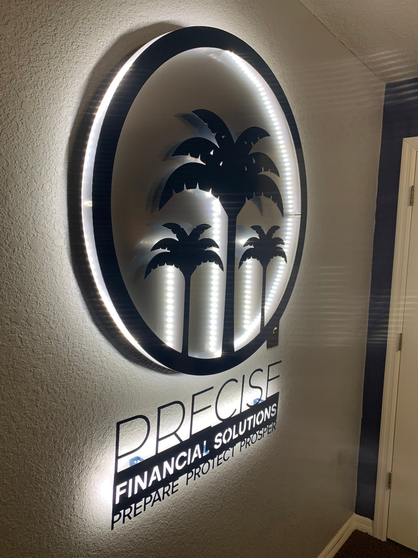 Large Address Sign with LEDS