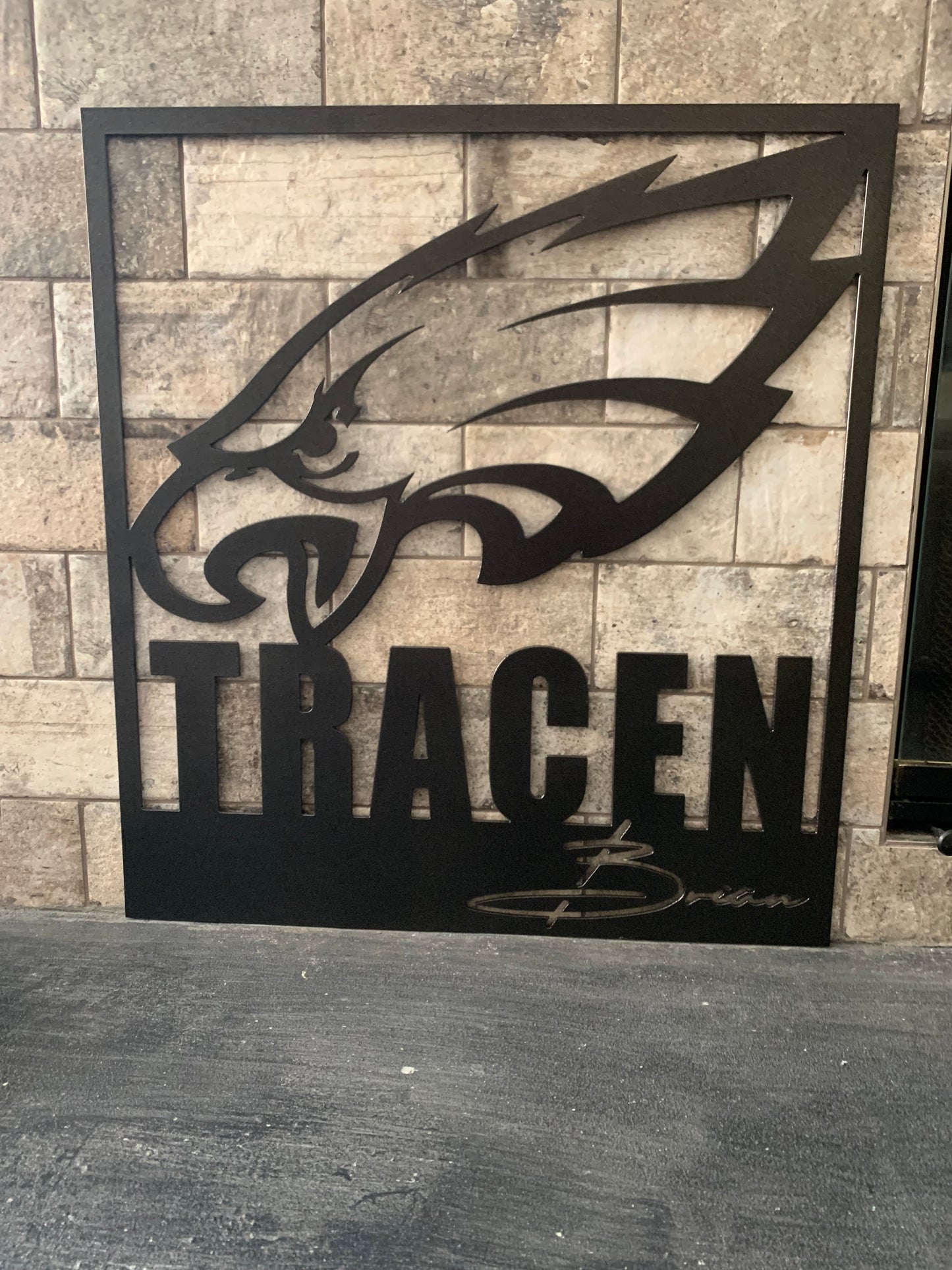 Custom Eagles Double Name sign