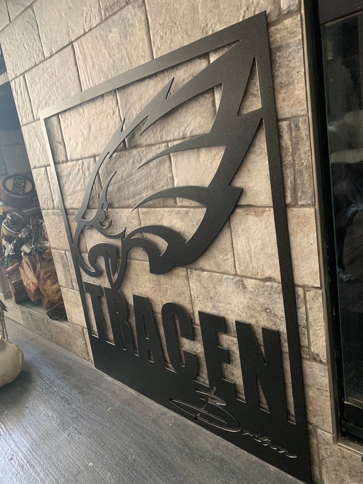 Custom Eagles Double Name sign