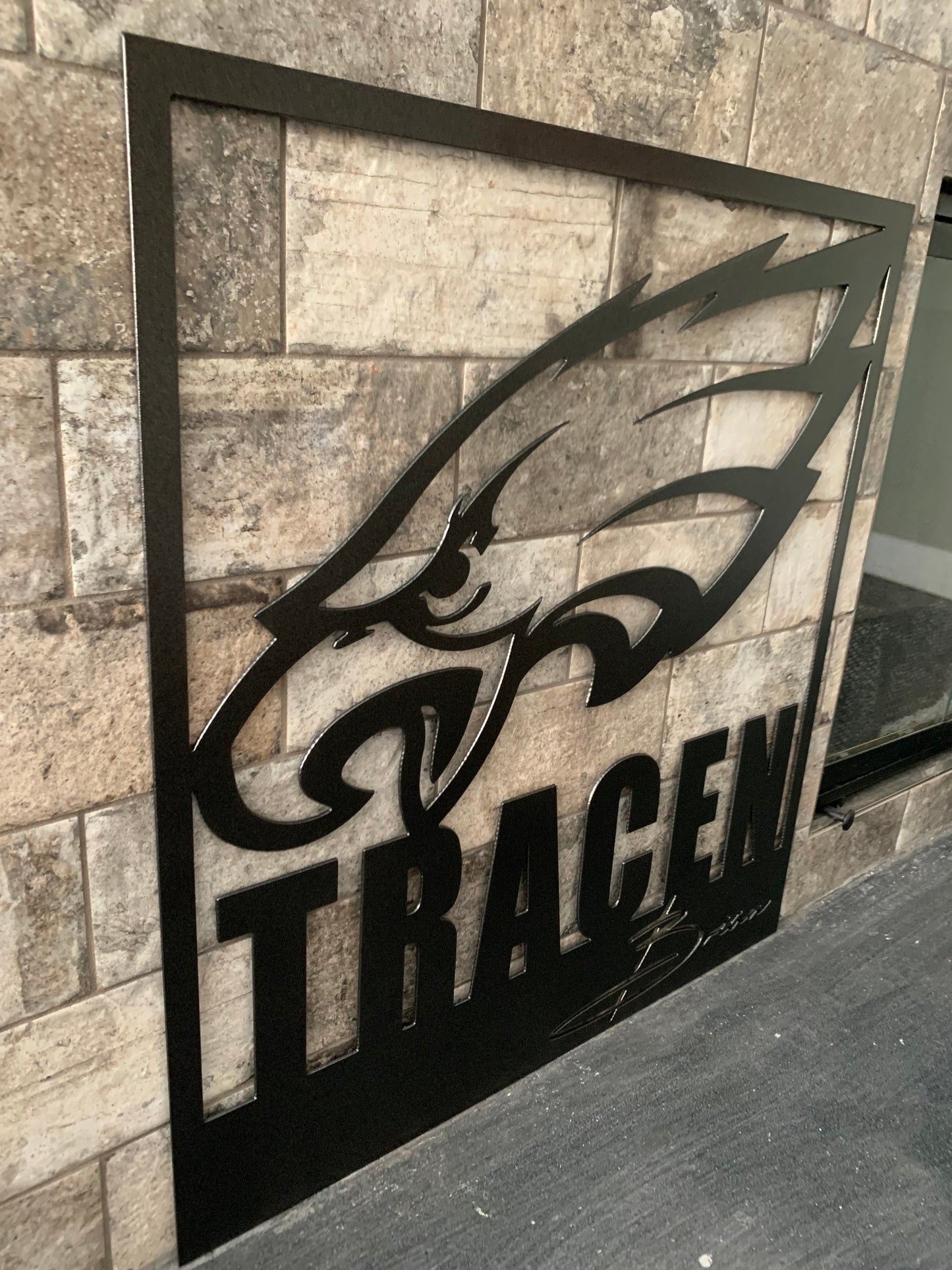 Custom Eagles Double Name sign