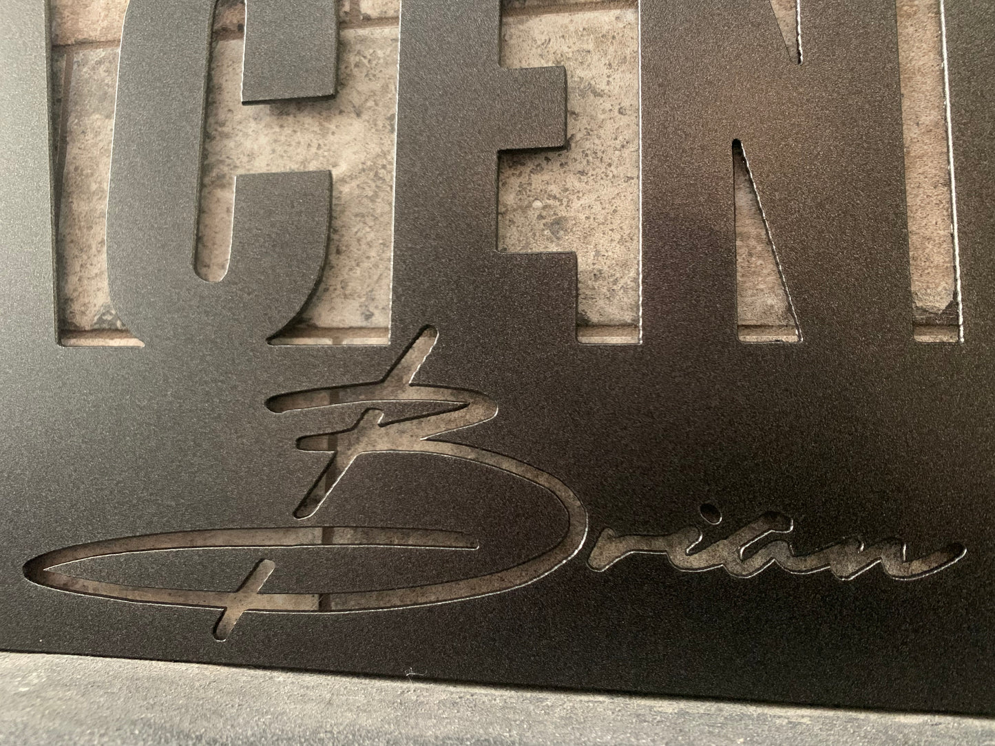 Custom Eagles Double Name sign