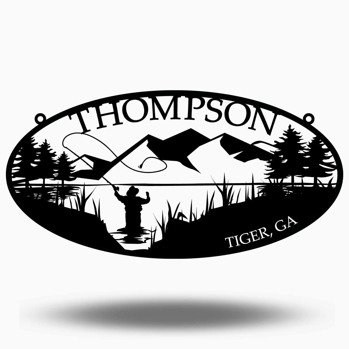 Fly Fishing Property Name Sign