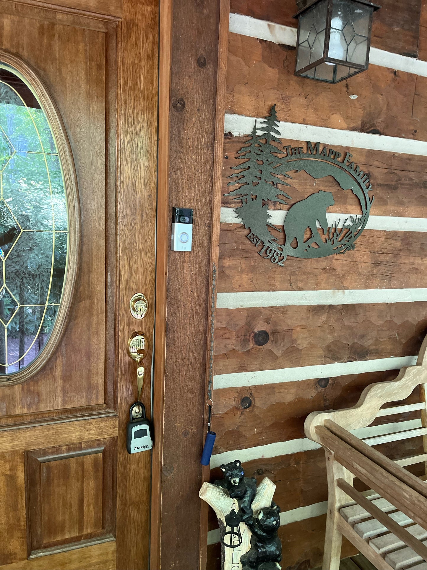 Custom Deer Lake Family Name Sign