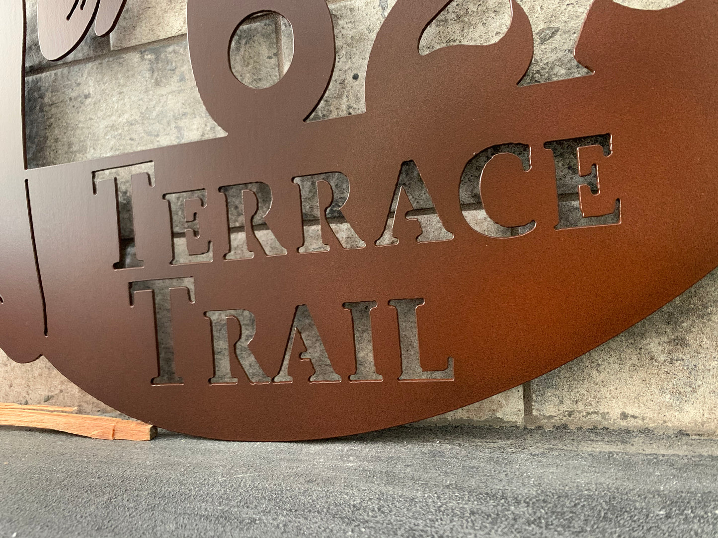 Custom Metal Bass Address Sign
