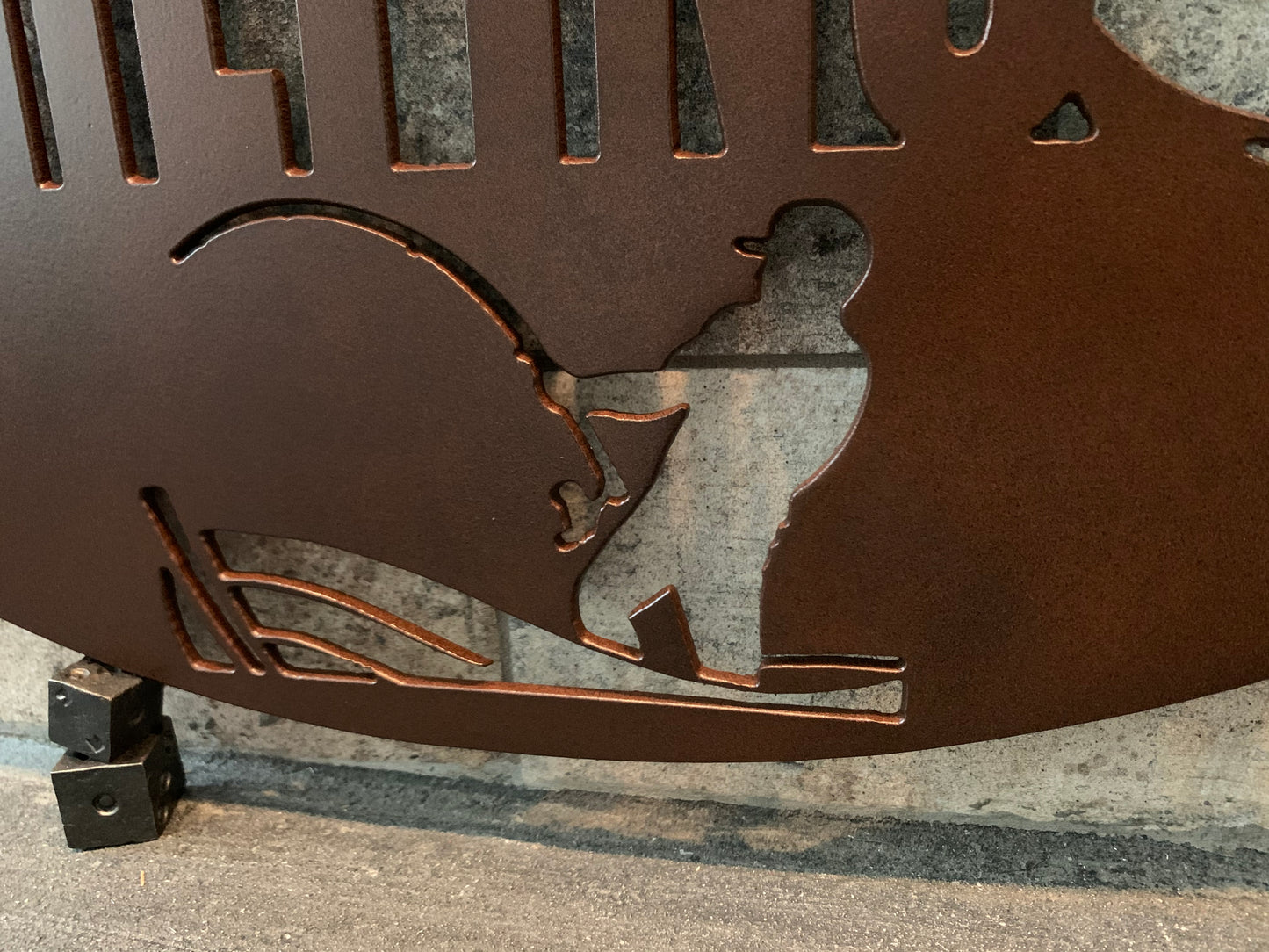 Custom Metal Tarpon Name and Establish Year Sign
