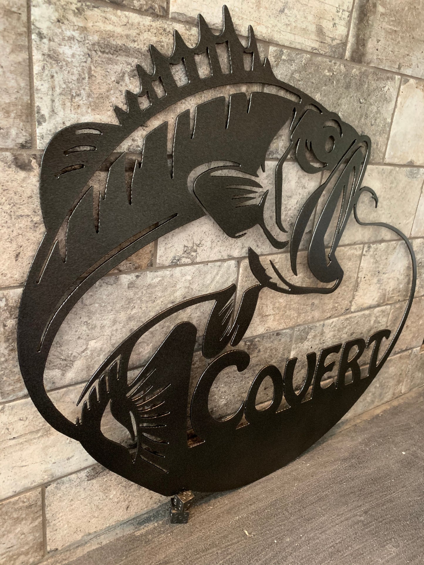 Custom Metal Bass Name Sign