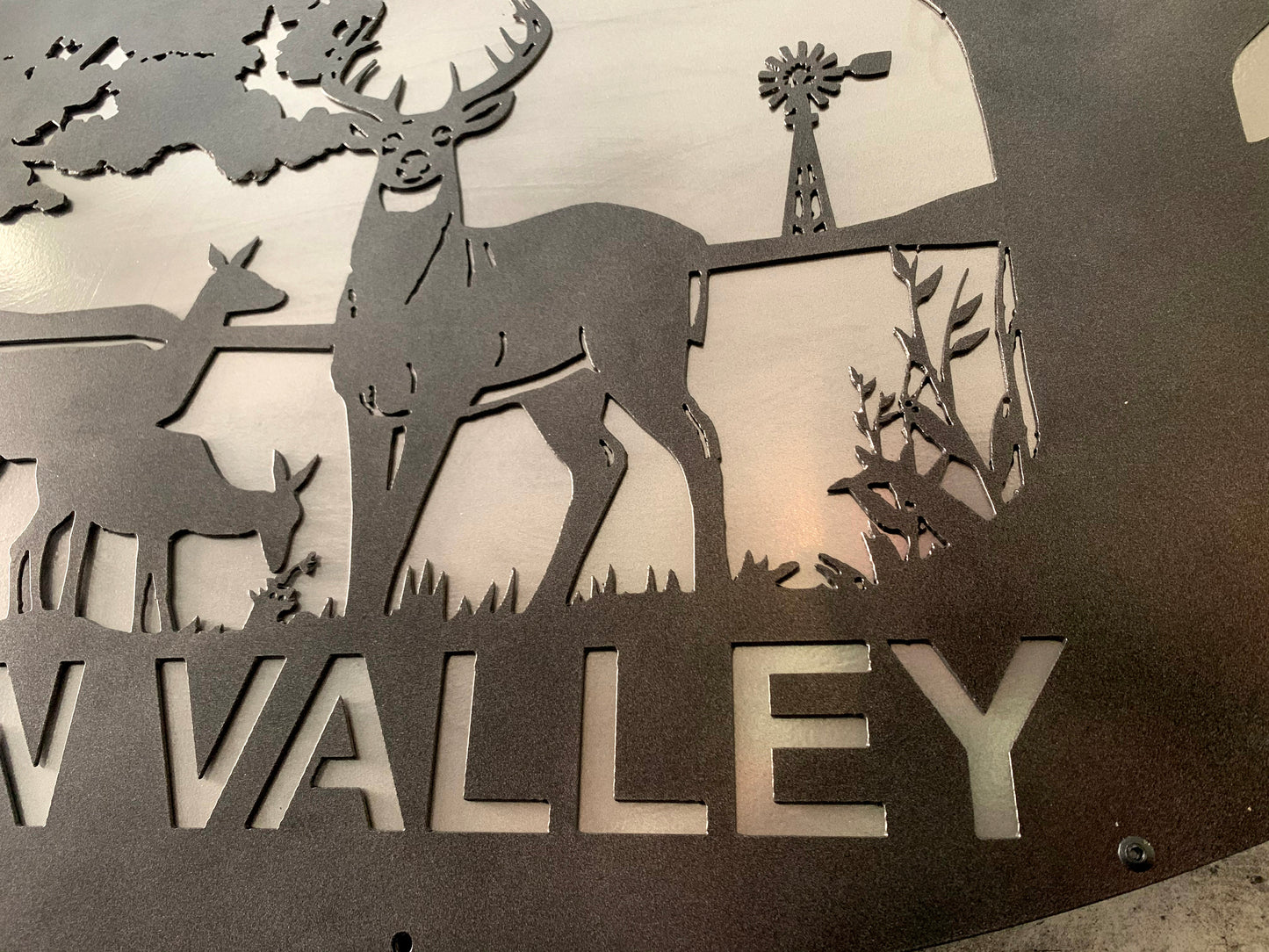 Custom Property/Ranch Name Sign (Double Layer)