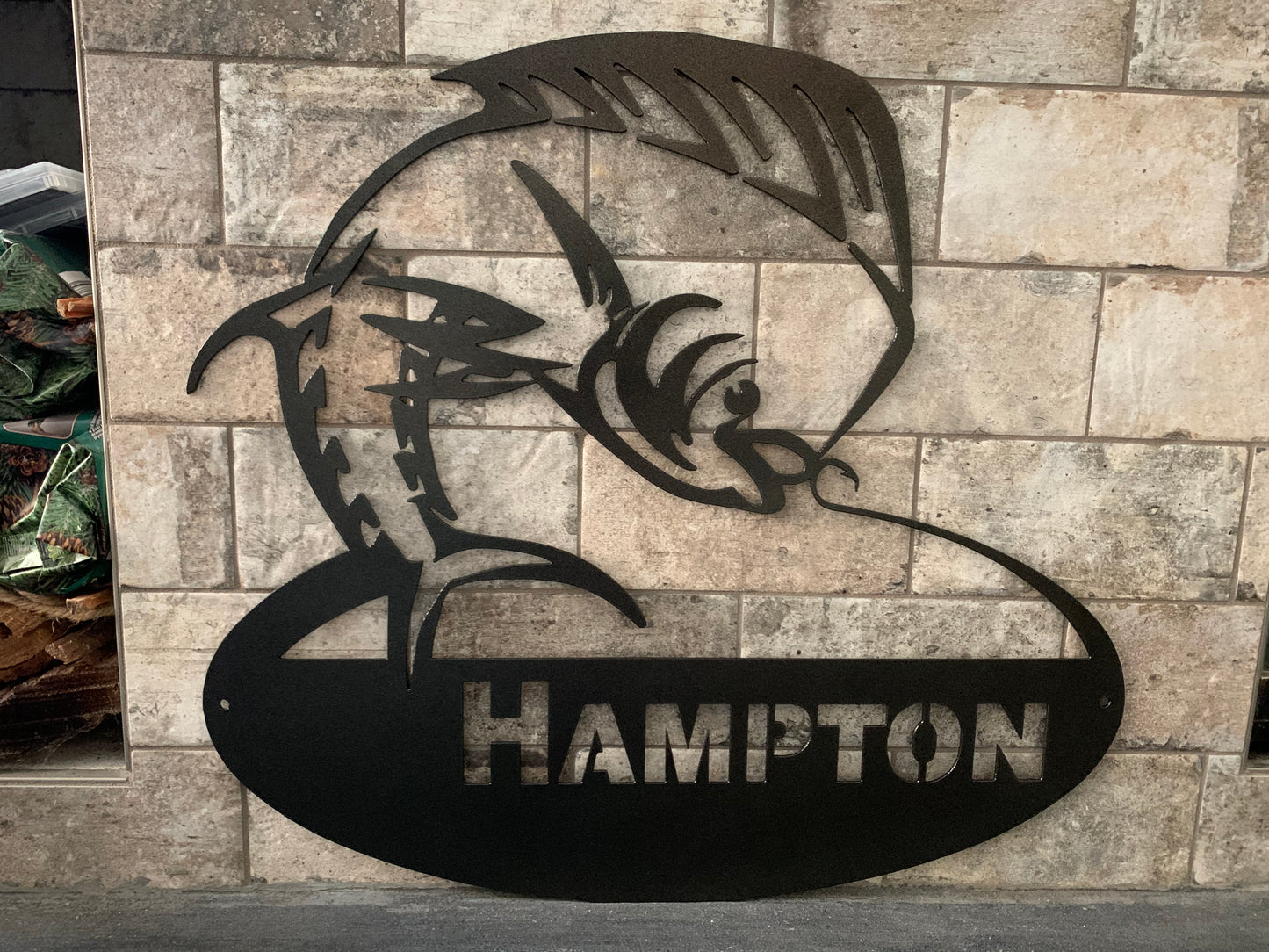 Custom Metal Mahi Mahi Name Sign
