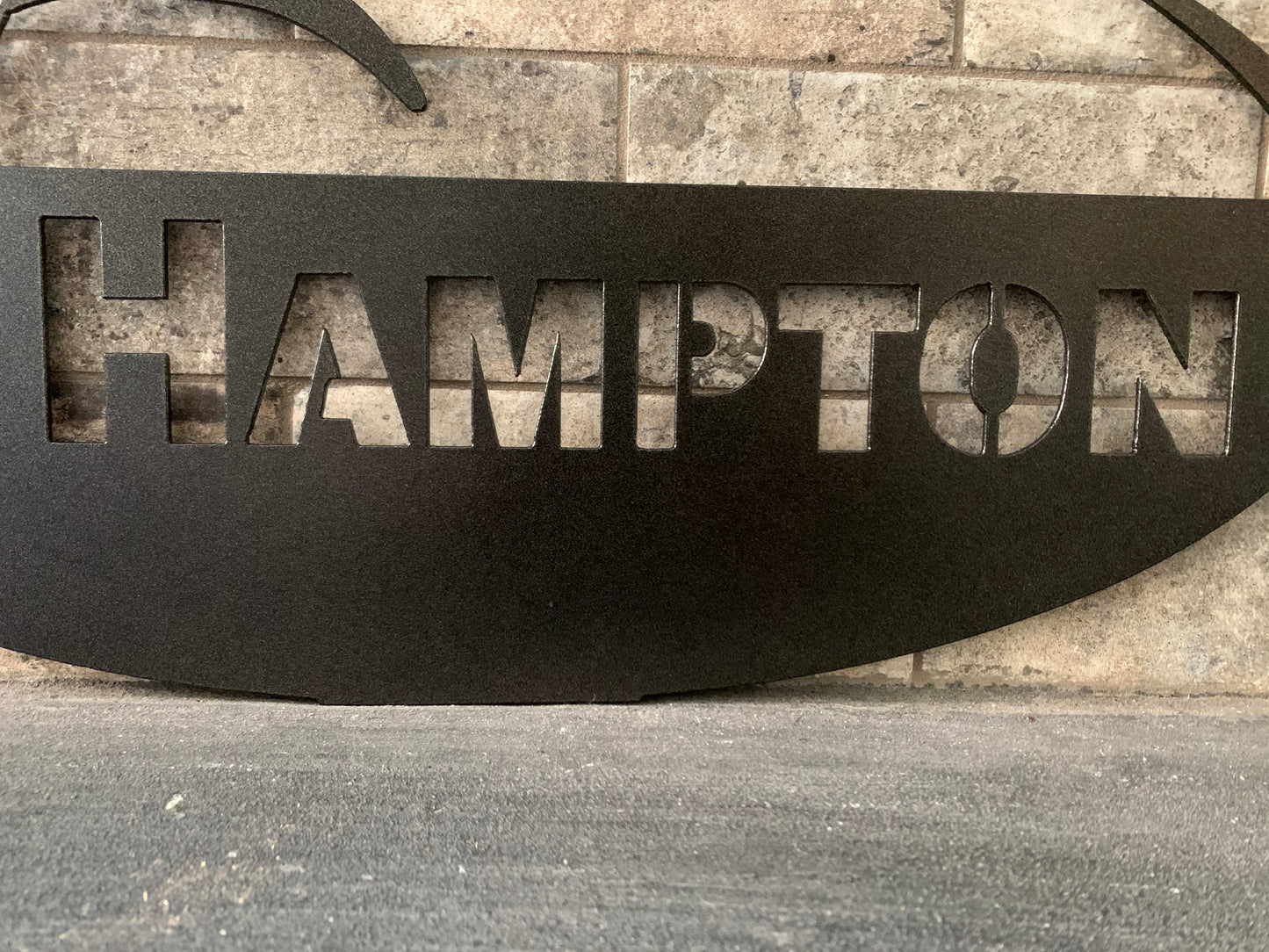 Custom Metal Mahi Mahi Name Sign