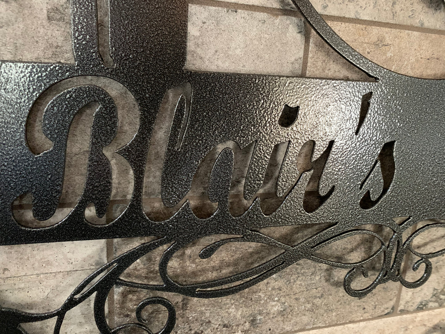 Custom Meal Our Vineyard Last Name Establish Year sign