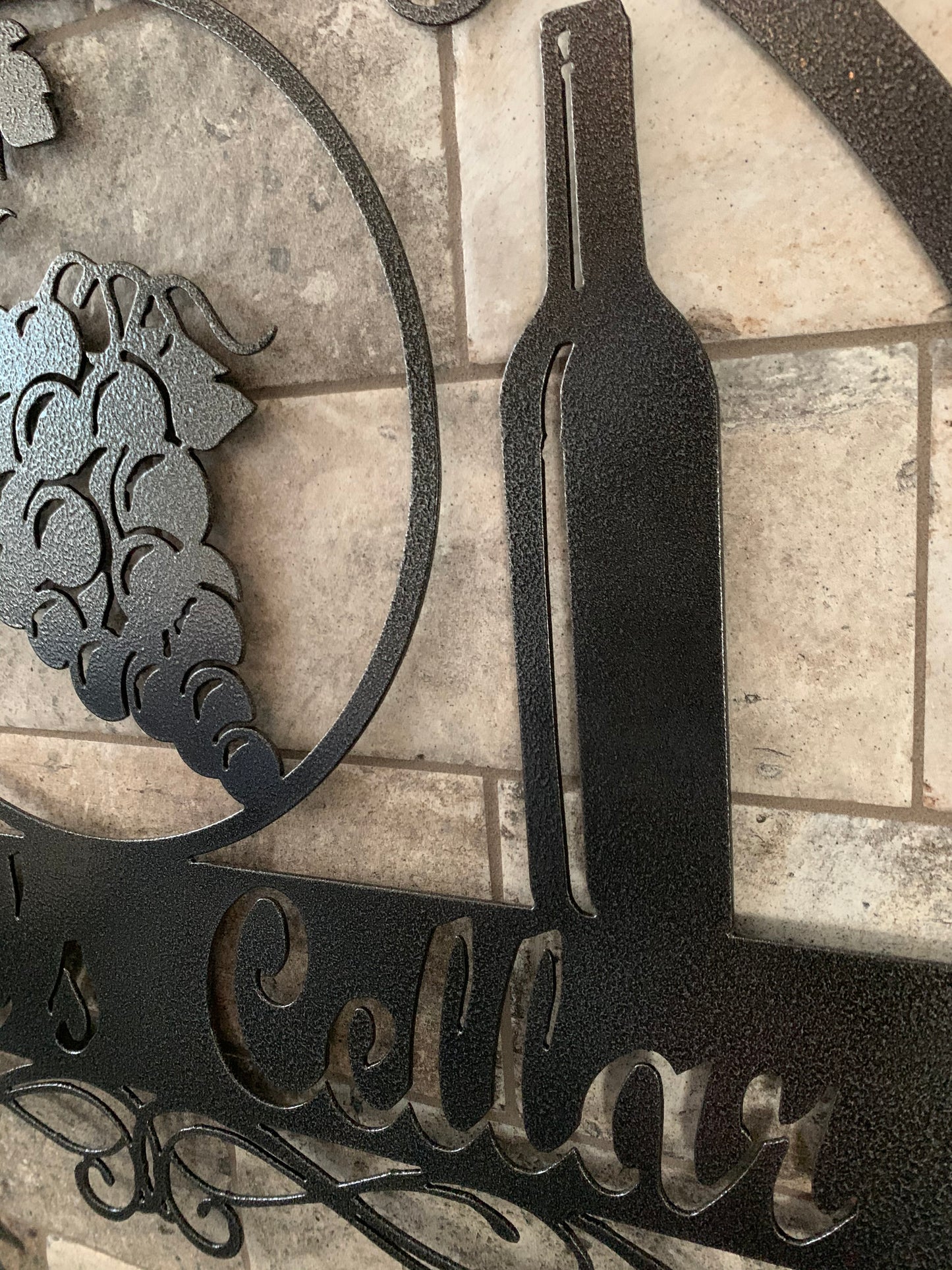 Custom Meal Our Vineyard Last Name Establish Year sign
