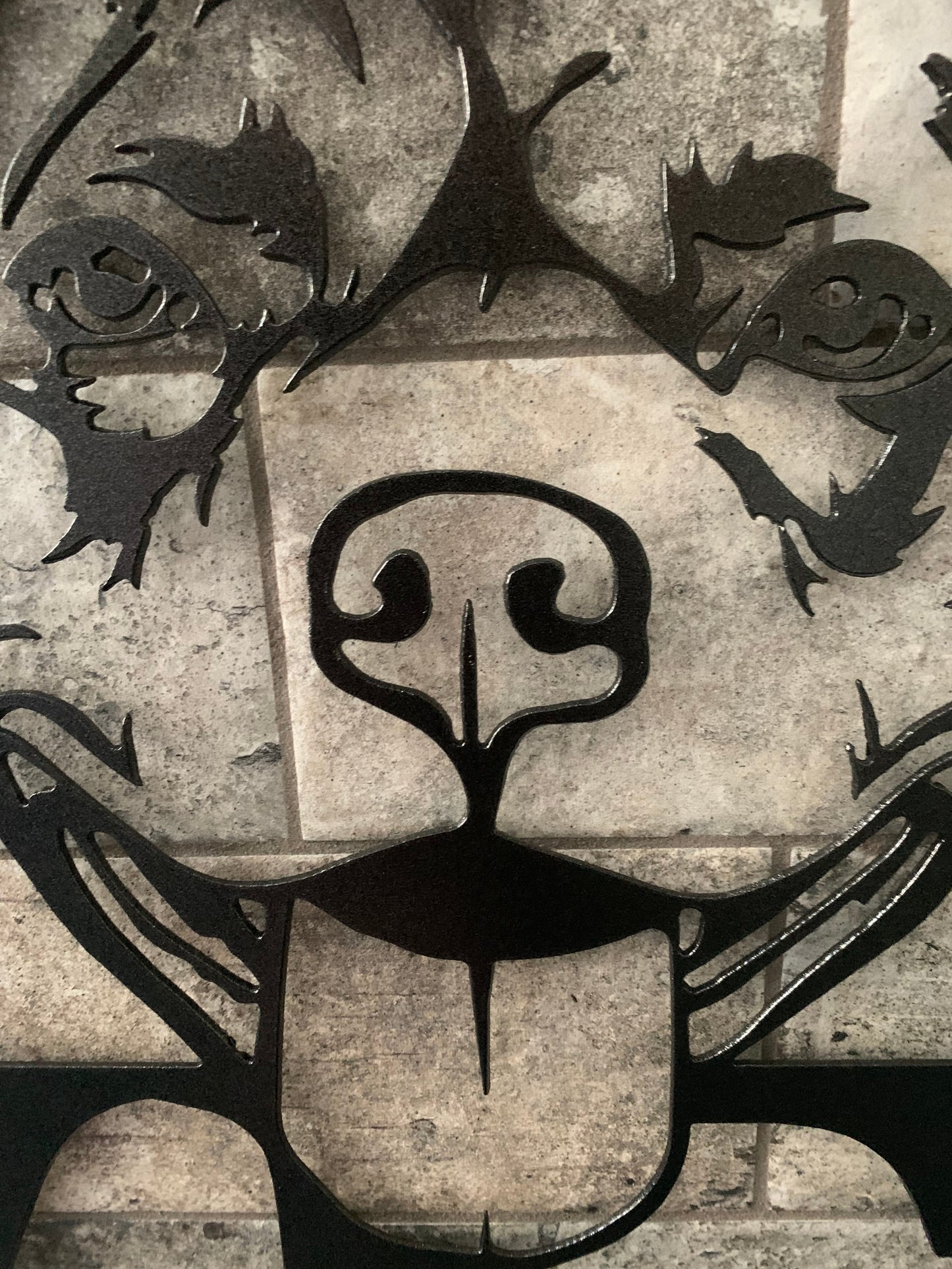Metal Pitbull Love Sign