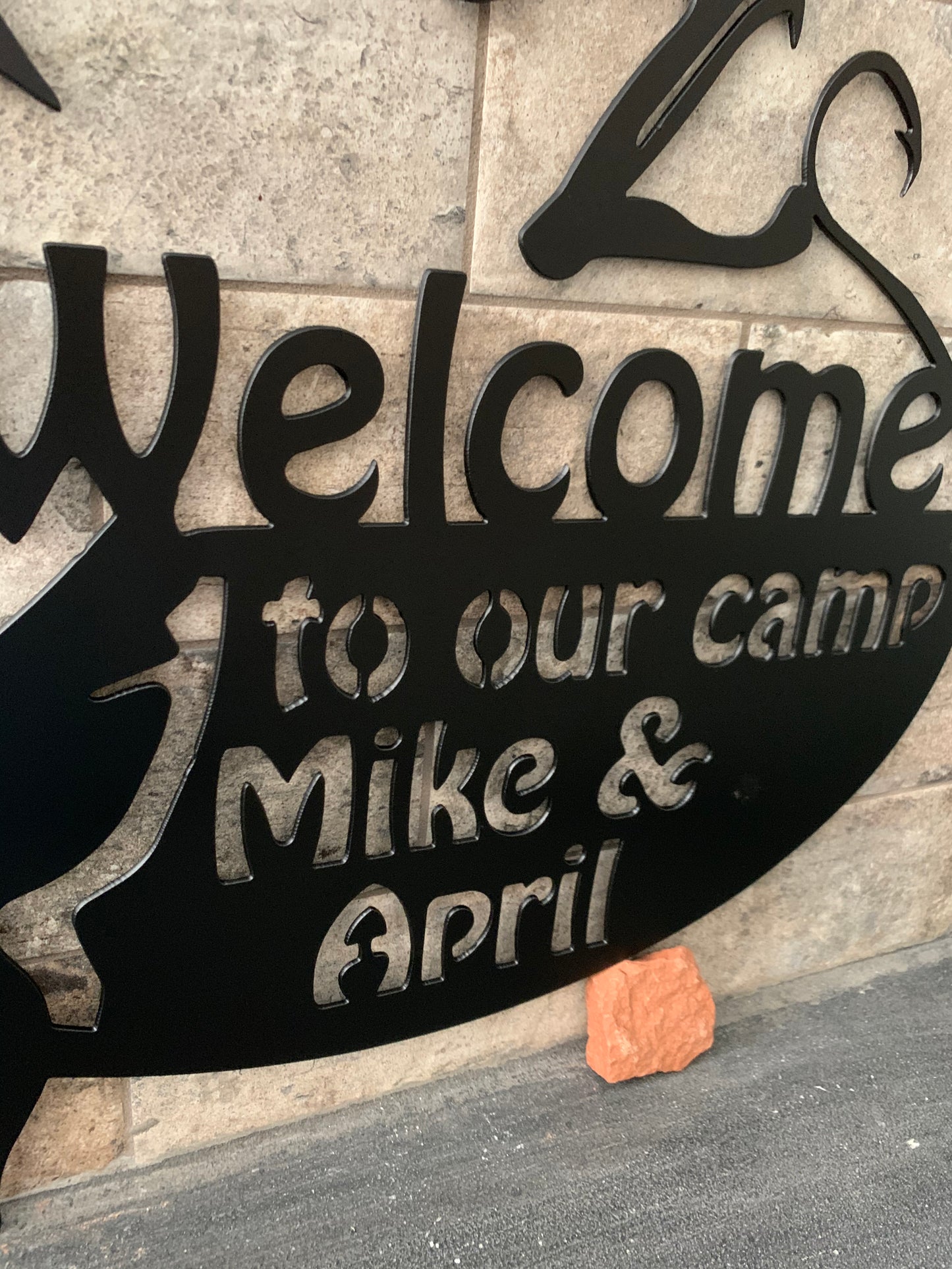 Custom Metal Snook Property Sign