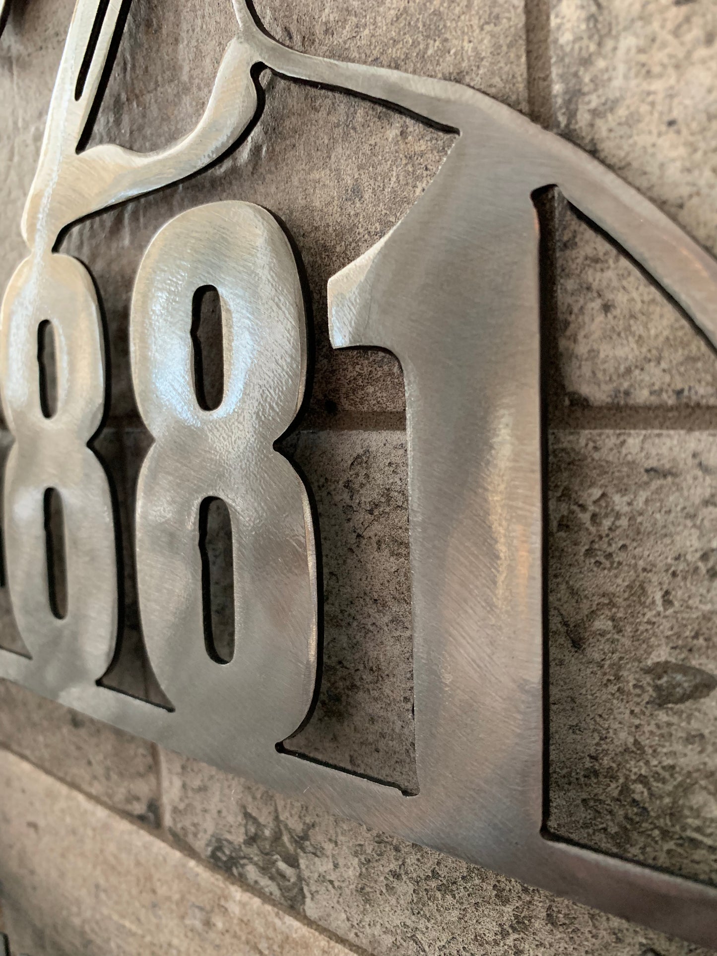 Custom Metal Snook Address Sign
