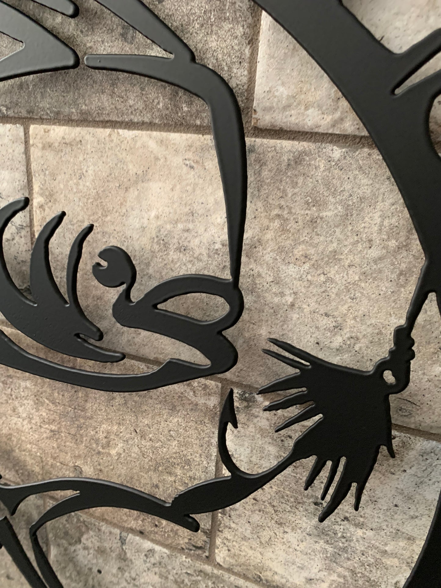 Custom Metal Mahi Mahi Round Name and Establish Year Sign