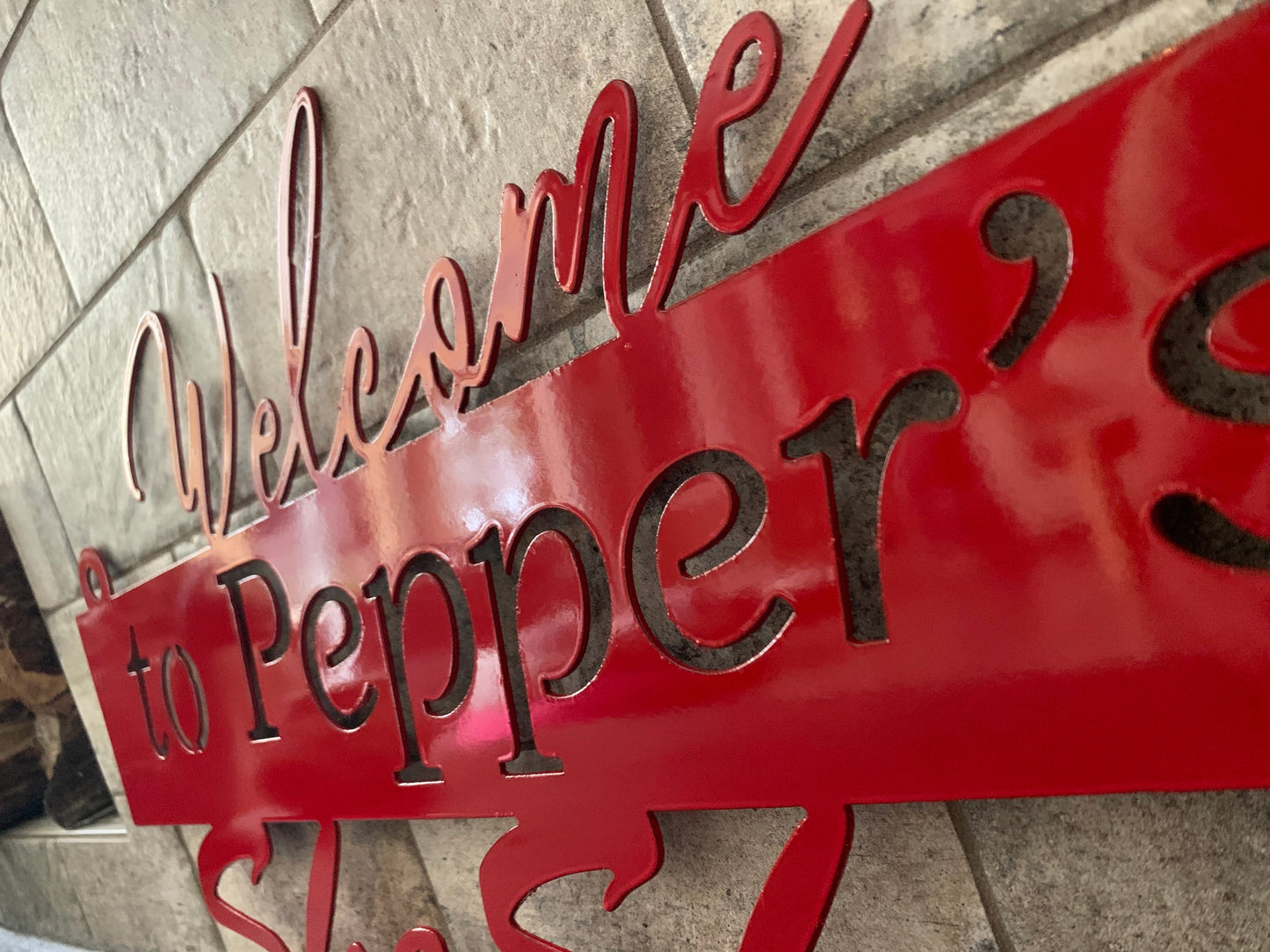 Custom Rose She Shed Name Sign