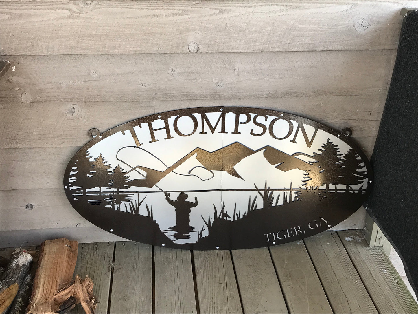 Fly Fishing Property Name Sign