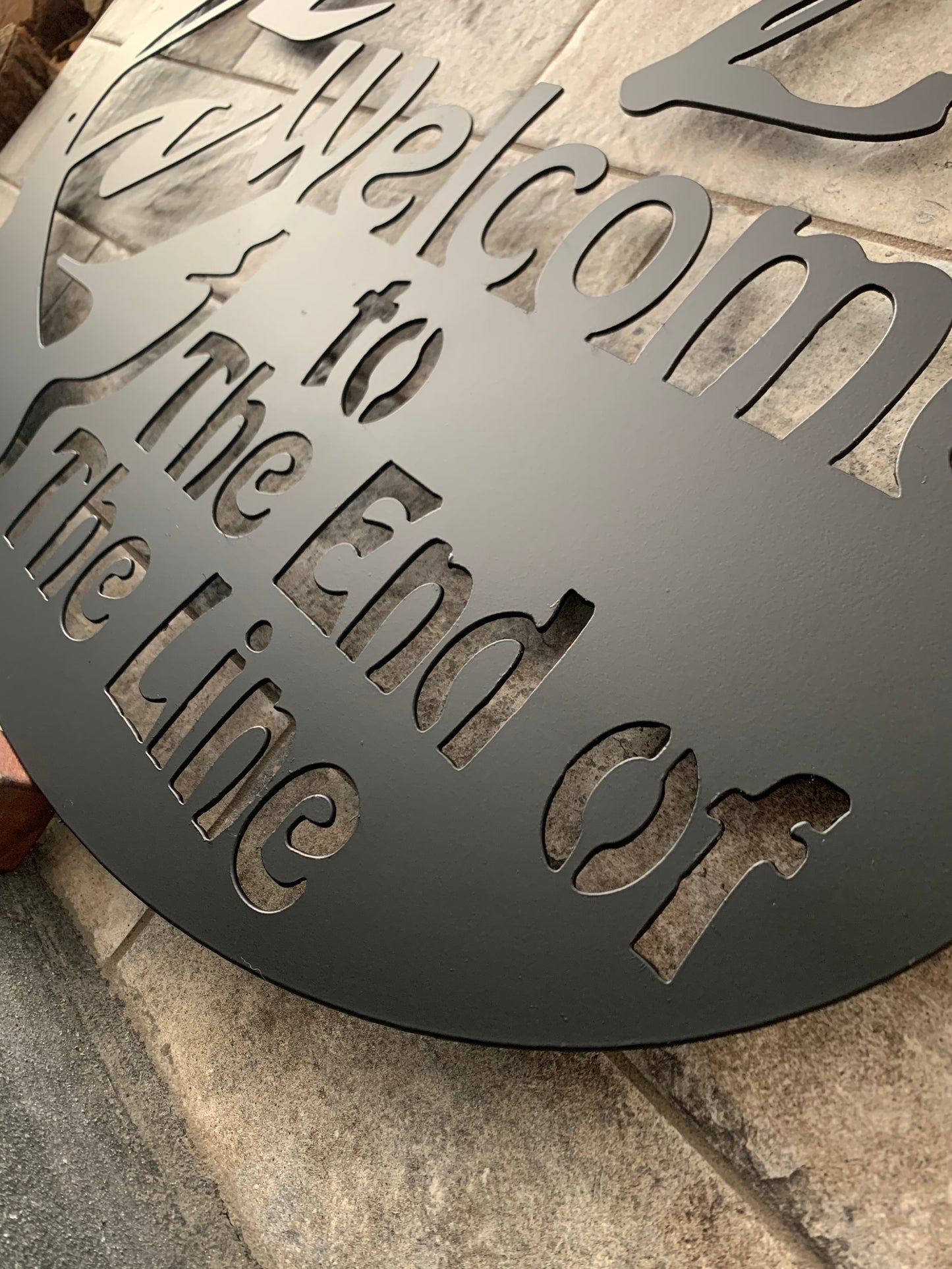 Custom Metal Snook Address Sign