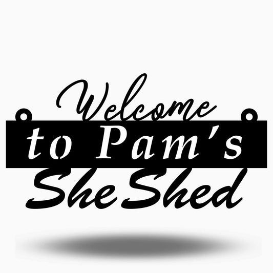 Custom She Shed Name Sign