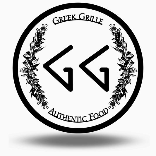 Custom Greek Grill 36 inch 14 gauge metal sign with 1 inch standoffs