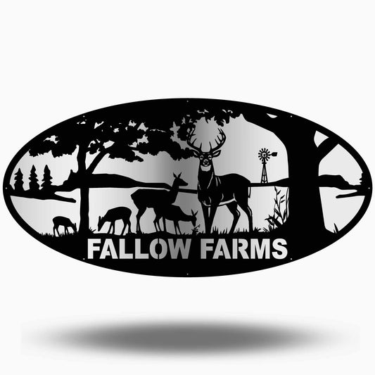 Custom Property/Ranch Name Sign (Double Layer)