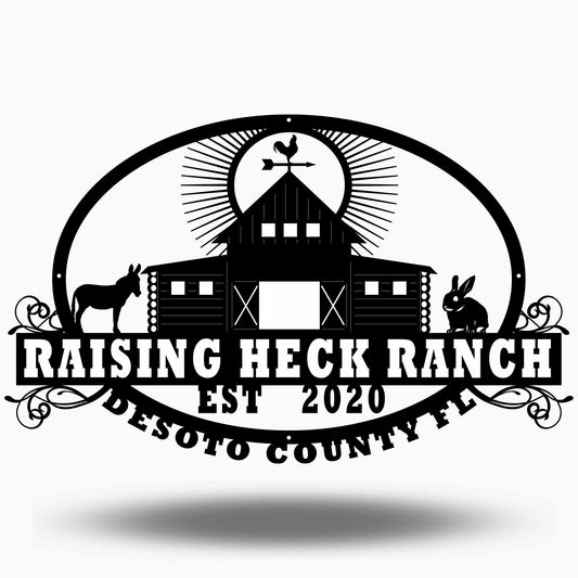 Custom Property/Ranch Name Sign