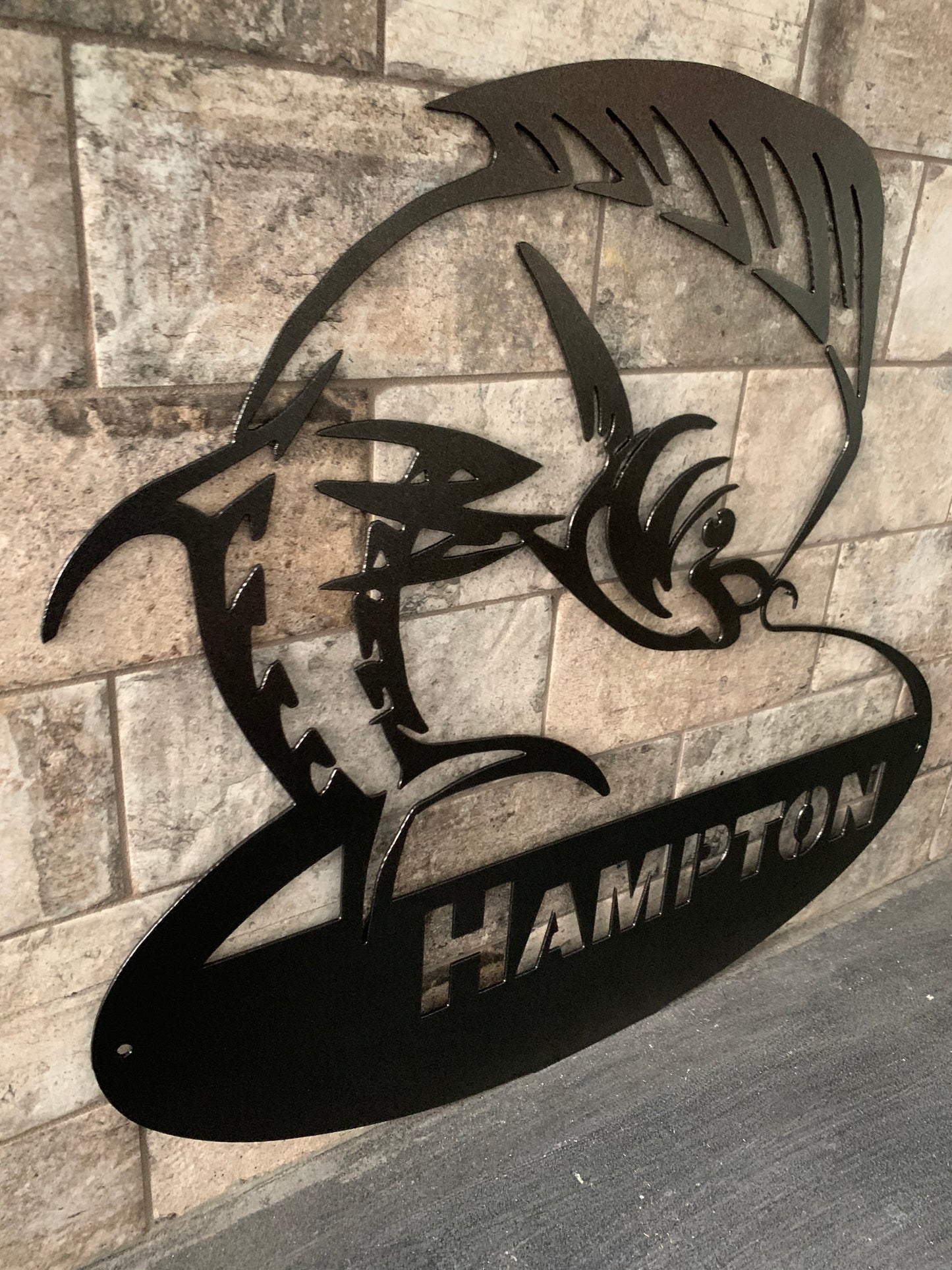 Custom Metal Mahi Mahi Name Sign