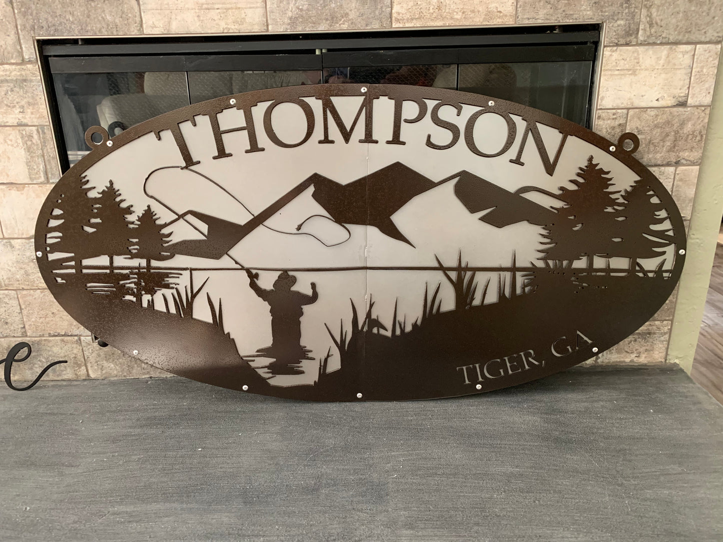 Fly Fishing Property Name Sign