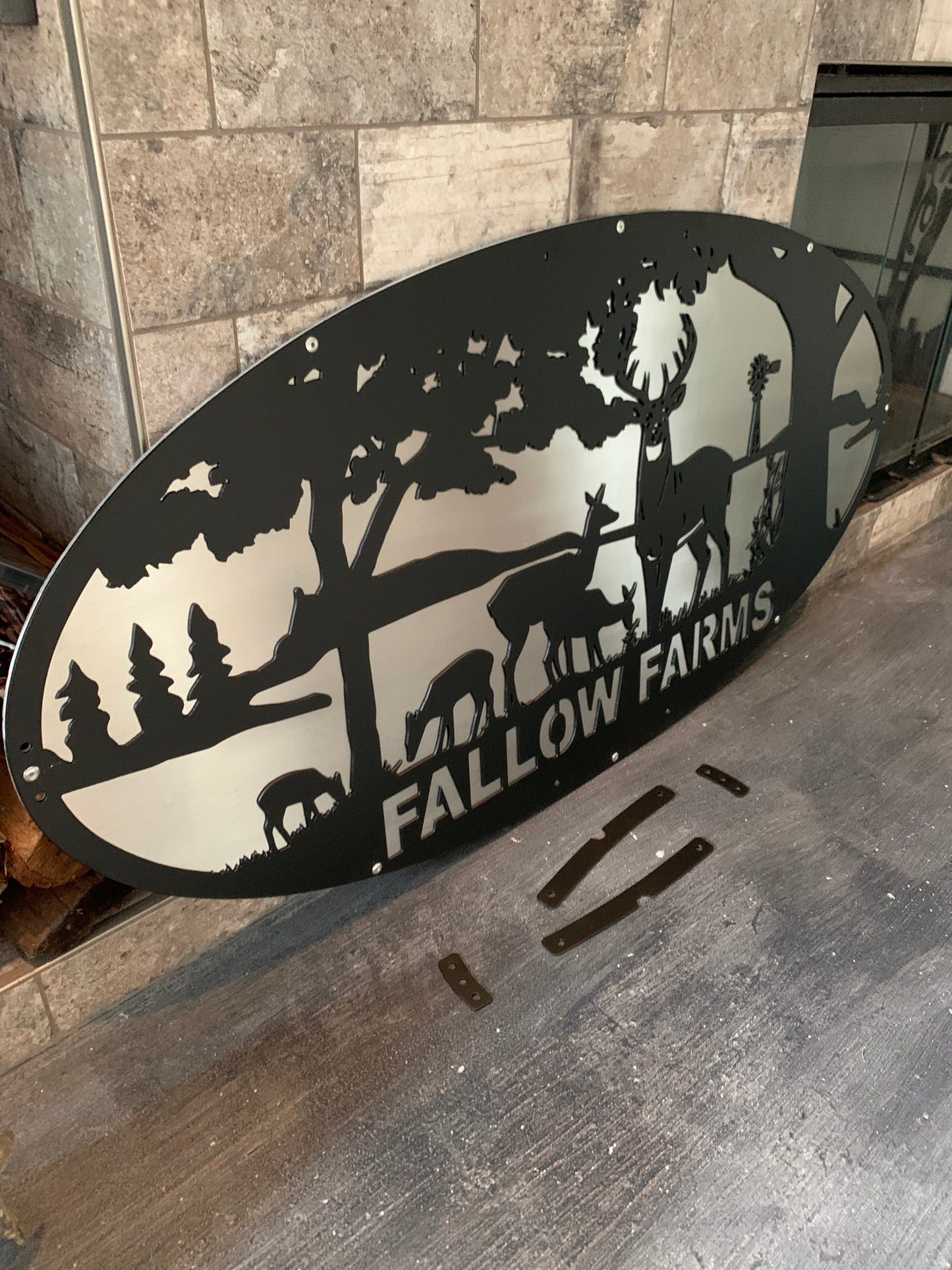 Custom Property/Ranch Name Sign (Double Layer)