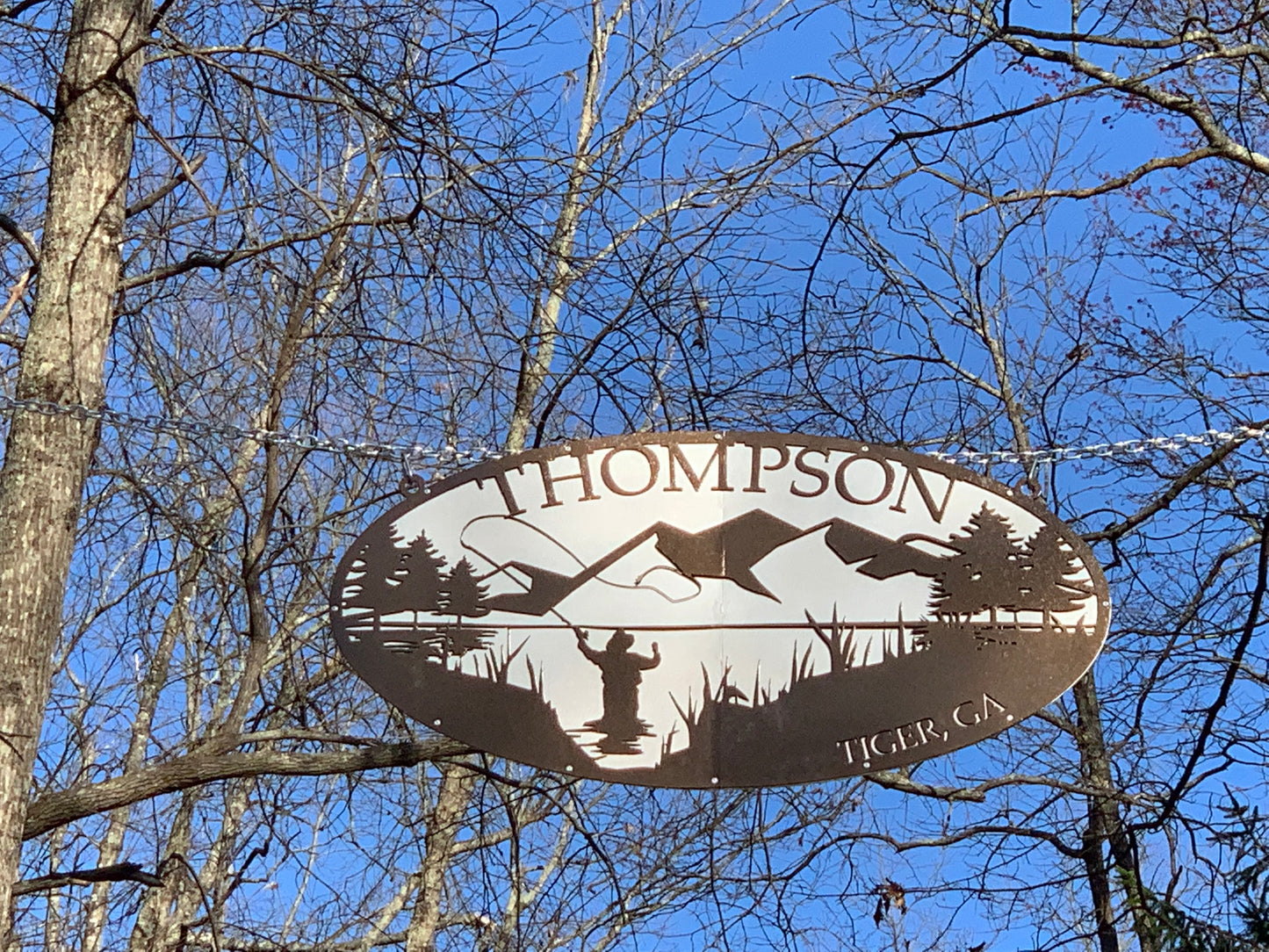 Fly Fishing Property Name Sign